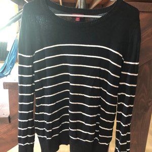 Black/White Striped Sweater